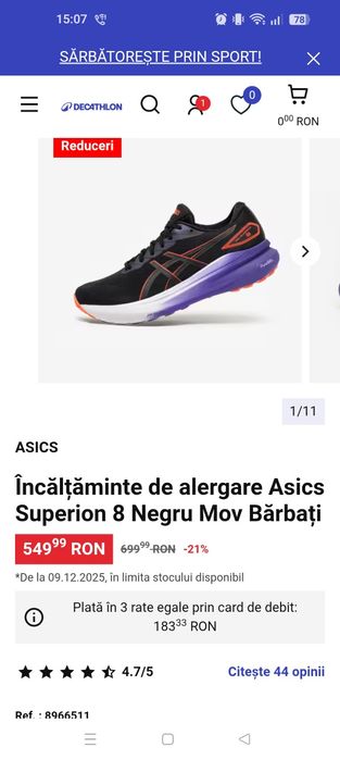 Adidași Asics Gel Superion 8 originali Kayano 31 echivalent