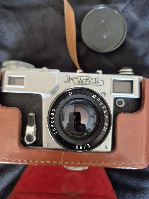 Rangefinder Kiev 4 cu obiectiv 50mm f2 si jupiter 9 85mm