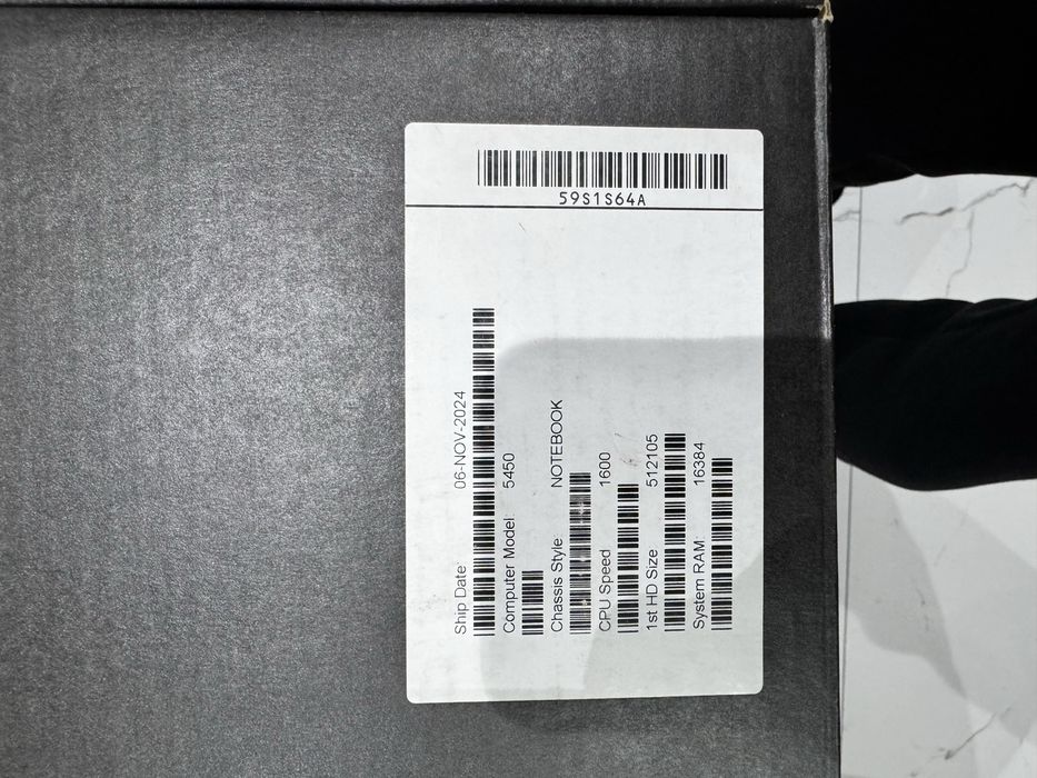 Dell latitude 5450 (год 2024)