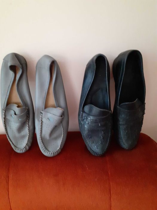 Нови мъжки обувки от естествена кожа