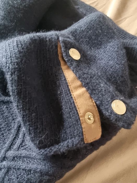 Poncho de lână Massimo Dutti