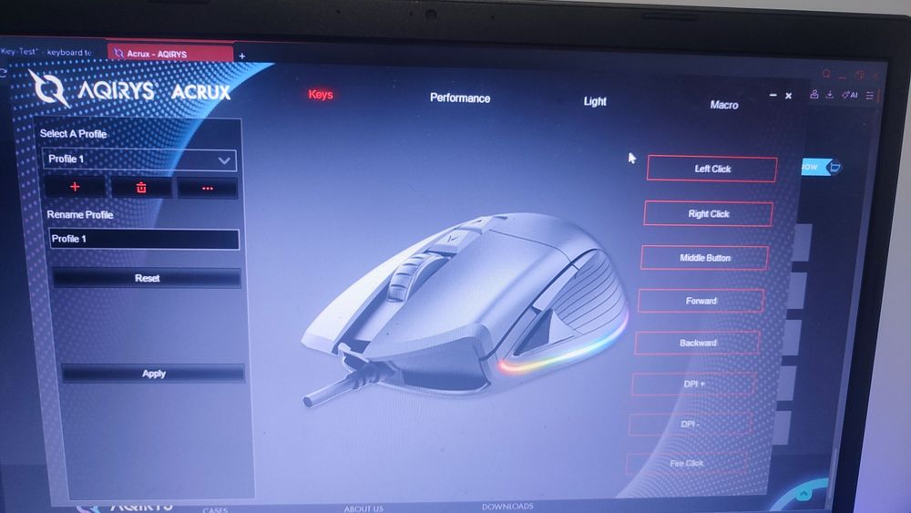 Vând mouse aqirys acrux in stare foarte bună