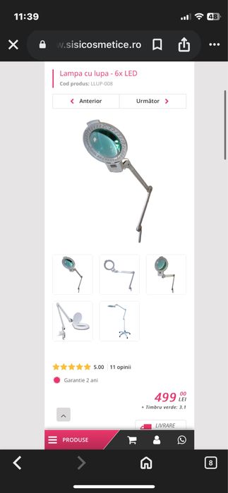 Electroderm Alveola si Lampa Led cu picior