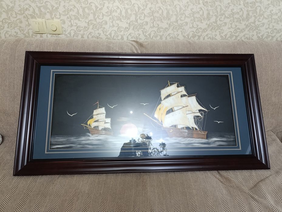 Кожанная картина