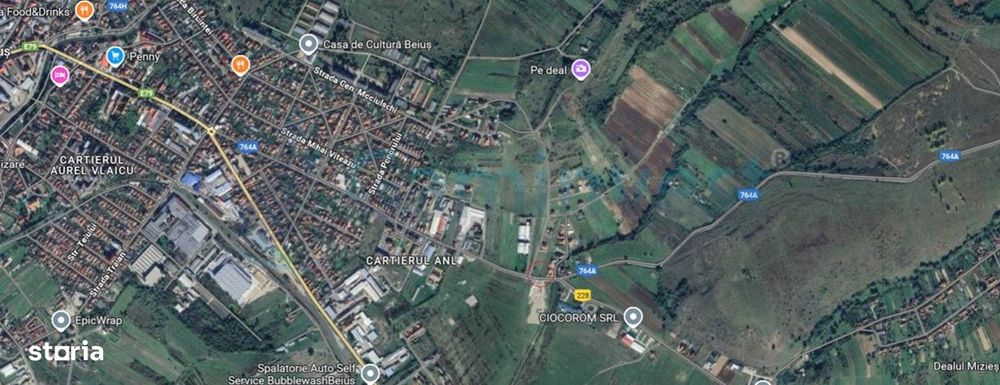 Gaminvest-Teren constructia hala ,cladire servicii, Beius, Bihor V4205