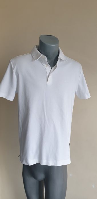 Hugo Boss Palosh 30 Pima Cotton Slim Fit M НОВО ОРИГИНАЛ Мъжка Тениска