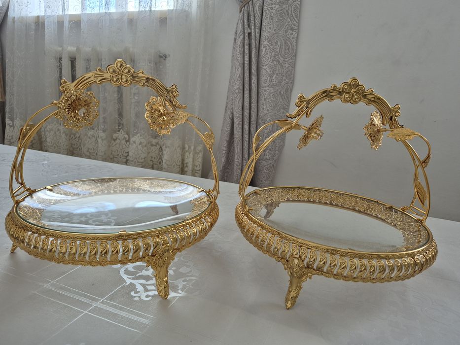 Ваза для тортов фрукты