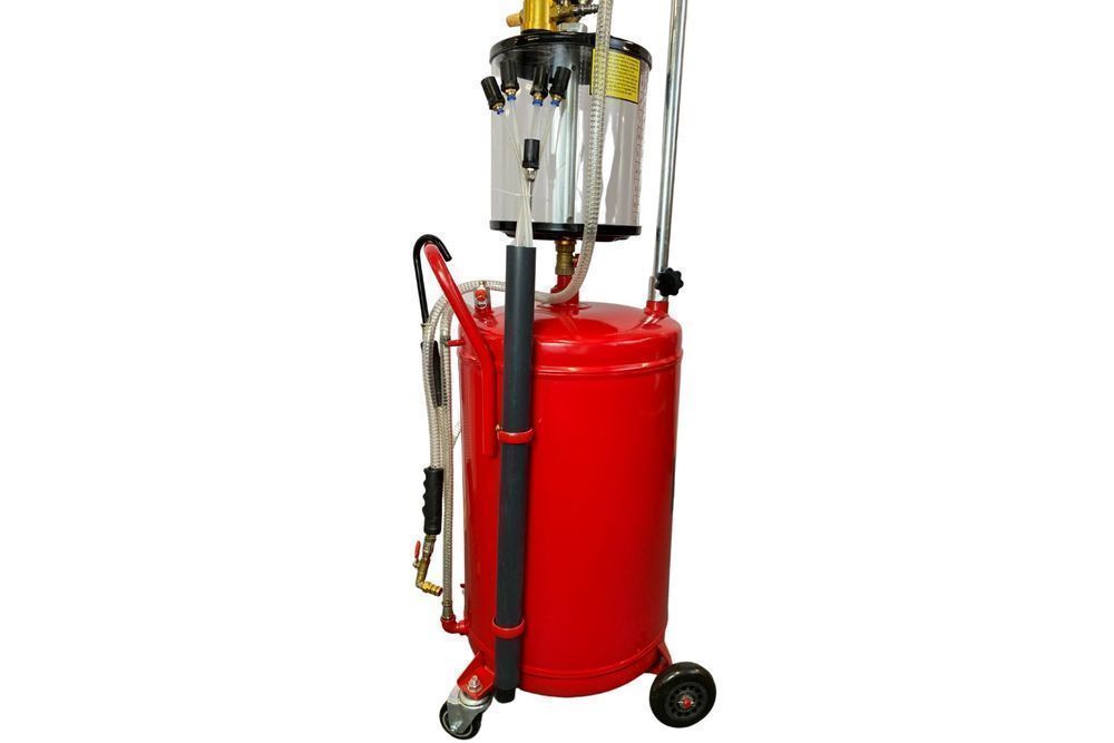 Recuperator ulei pneumatic cu aspiratie 80l invento