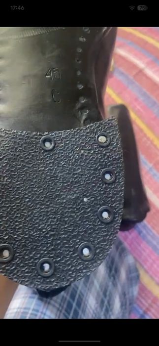 Хромовые офицерские сапоги