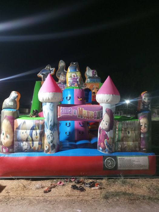 Батут 4/7 битта сезон ишлатилган