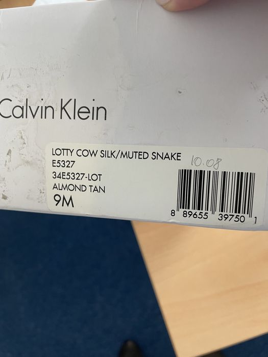 Calvin Klein sandale cu eticheta