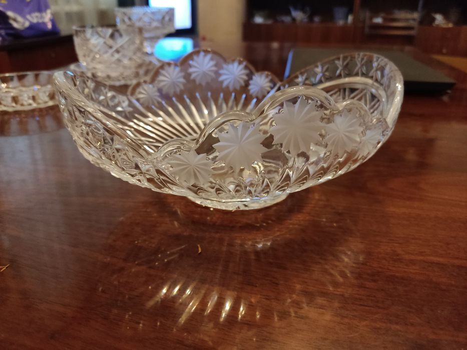 Хрустальная ваза, состояние -идеальное