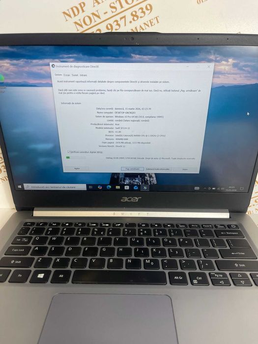 NDP Amanet NON-STOP Bld.Iuliu Maniu 69 LAPTOP ACER SWIFT (51264)