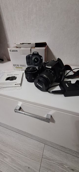 Продам фотоаппарат canon eos 1100d