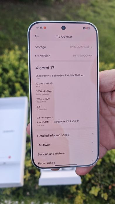 Xiaomi 17, 12/512, nou