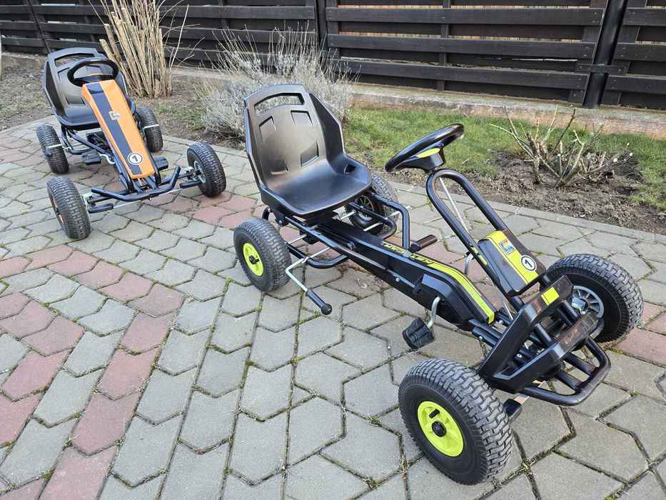 2 x cart / kart Kettler pt copii 5-10ani - Kettcar Barcelona Air Verde