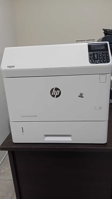 Нов!!! Лазерен принтер HP LaserJet Еnterprise M 605 с дуплекс и мрежа