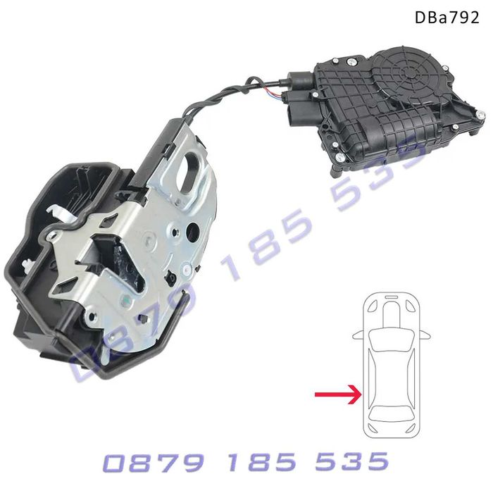 Брава вакуум задна лява врата BMW 5 F10/F11 7 F01/F02/F03 бмв ф10 ф01