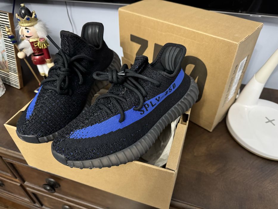 Редкие Yeezy boost 350 v2 Dazzling Blue ORIGINAL