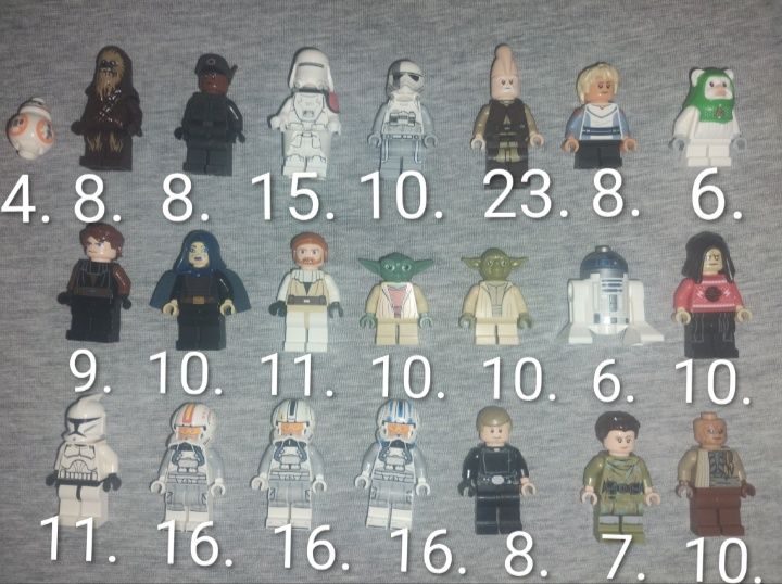 Lego Star Wars Figures Lot