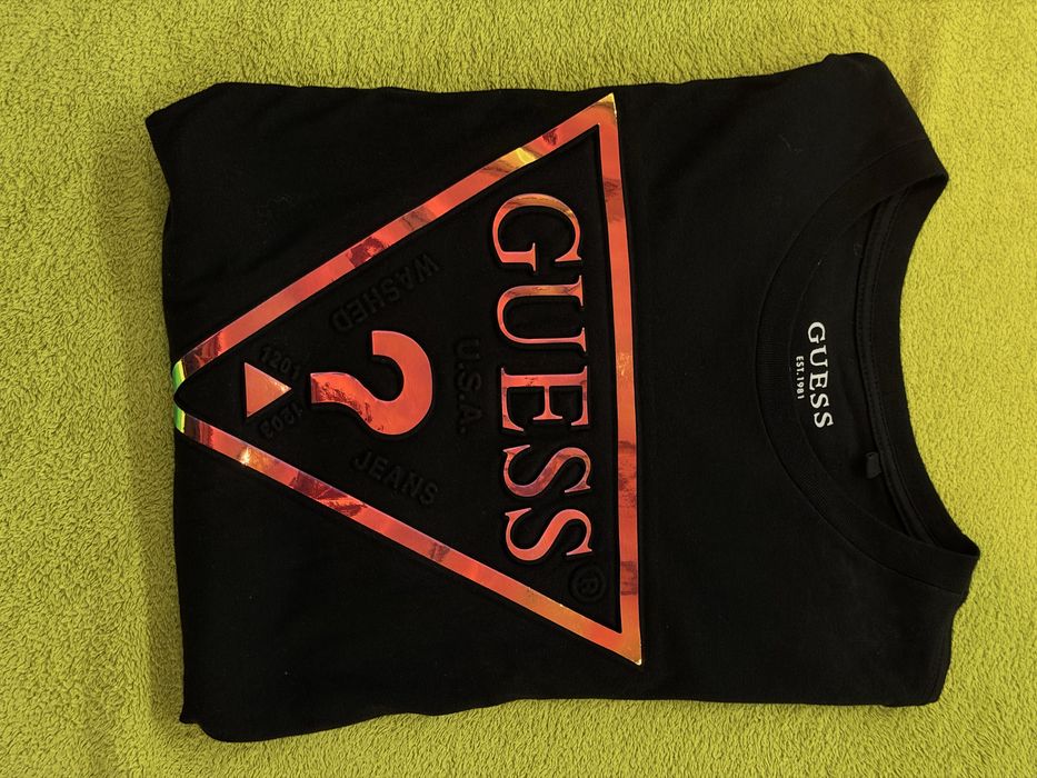 мъжка тениска Guess – черна