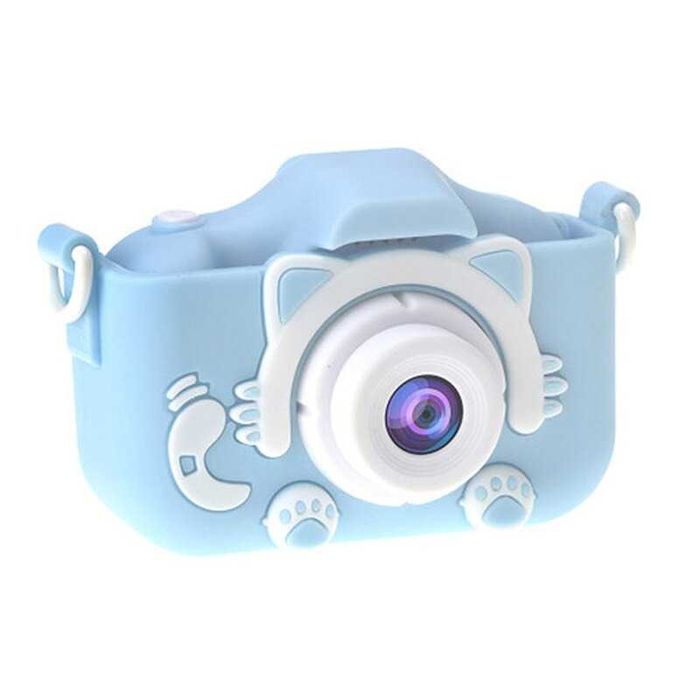 Детски фотоапарат STELS W329, Селфи камера, 64GB SD карта, Син, Розов