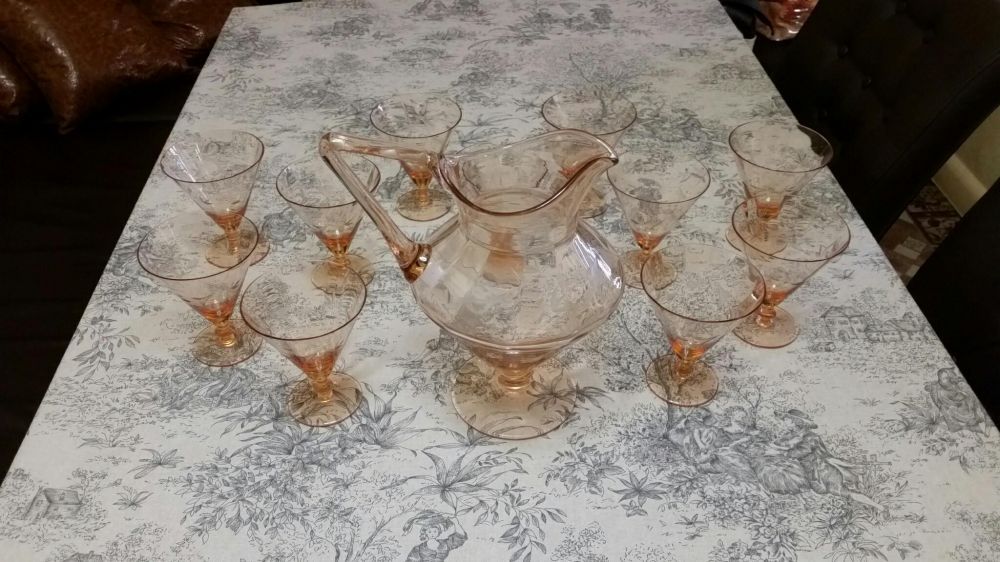 Сервиз за вино антиквар