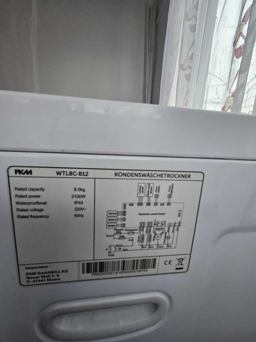 Uscator rufe 8kg PKM