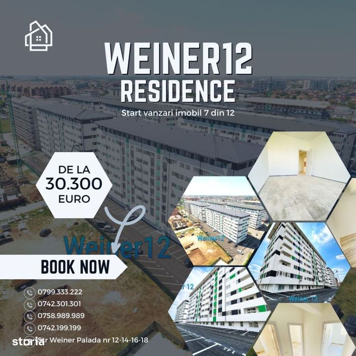 Apartament Tip Studio Start Vanzari Weiner Residence Imobil 7 — fotografia 1