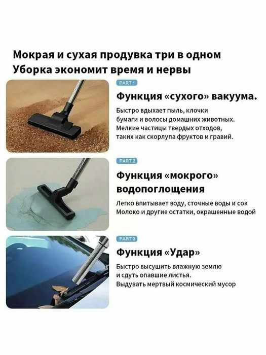 Пылесос ТЕХНОМИР TH-510 водяной аквафильтр, влажная и сухая уборка!