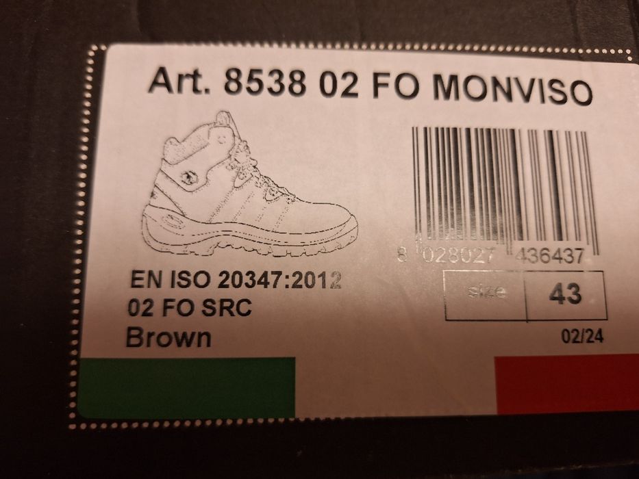 Работни обувки PANDA SAFETY Monviso