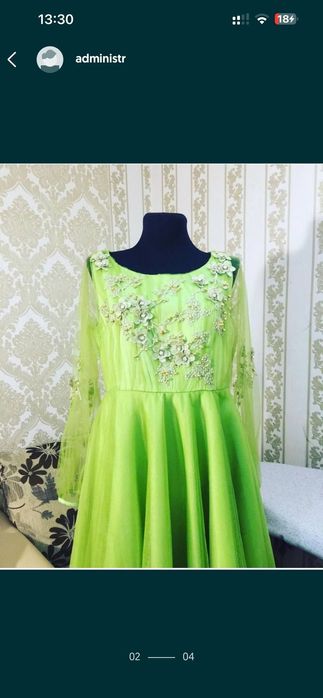 Платье вечернее бальное