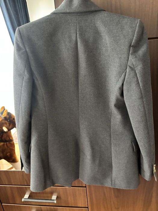 Sacou Zara gri , stofa moale