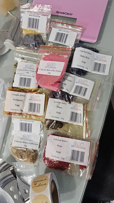 Kit complet lumanari din ceara