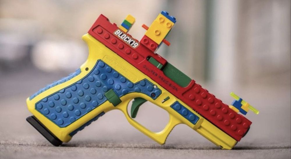 Pistol lego copii