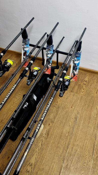 SET. Complet Pescuit la Crap. Giurgiu • OLX.ro