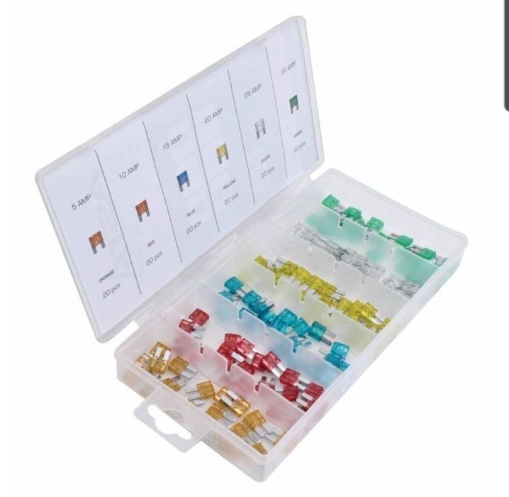 Set 120 siguranțe auto