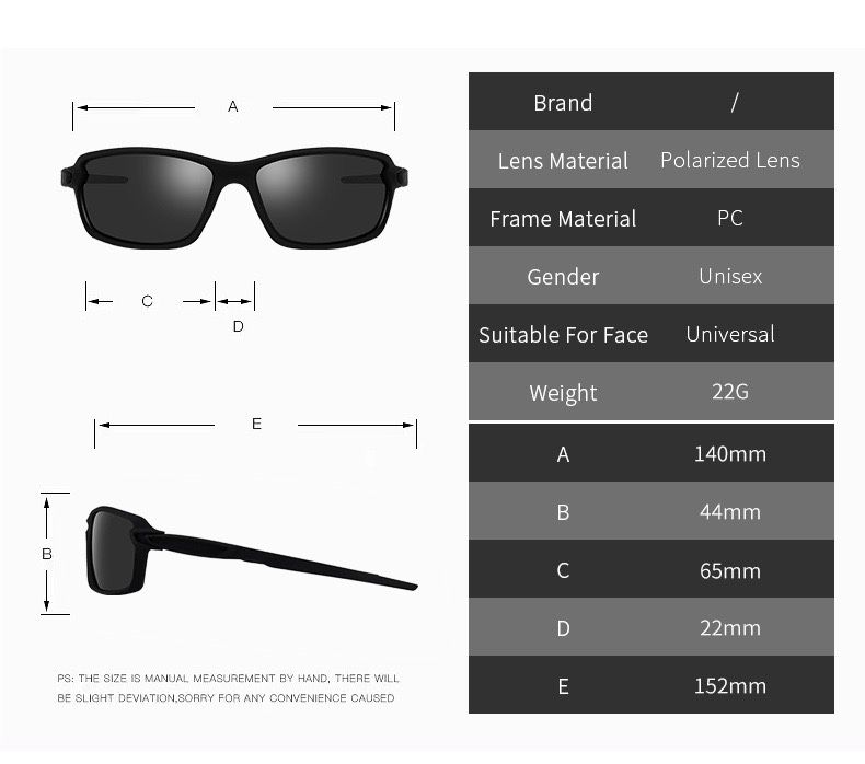 Солнцезащитные Очки, Черные, HD Polarized