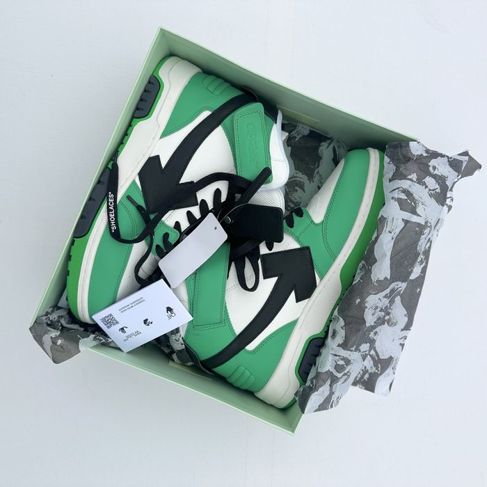 Off-White Out Of Office Mid Green Black