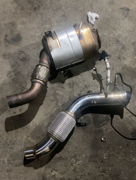 Vand downpipe bmw e60