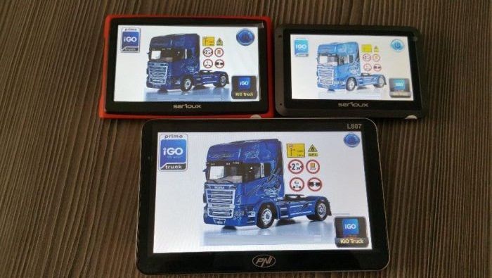 Aparate GPS NOI ECRAN 7 " NAVIGATIE GPS TIR/CAMION update harti 2025