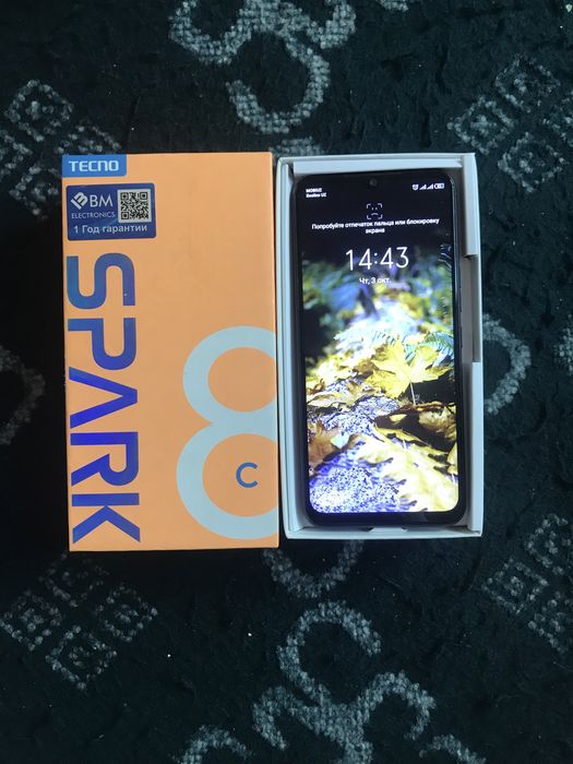 Tecno spark 8C Yangi xolatda