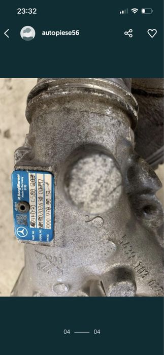 Turbina turbine bi-turbo Mercedes C class 2.2 euro 5 piese dezmembrari