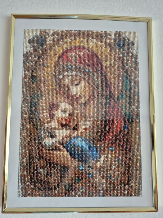 Tablou cu diamante Maica Domnului
