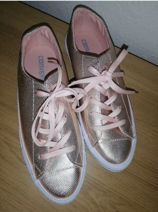 Converse - дамски кецове rose gold
