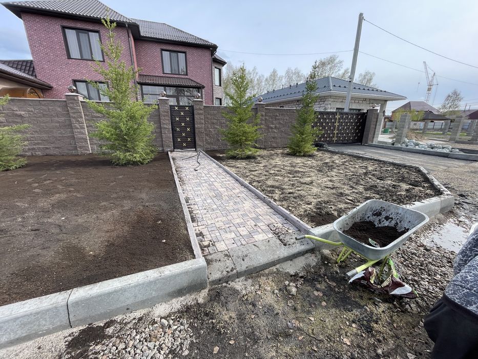 Газон посевной под ключ