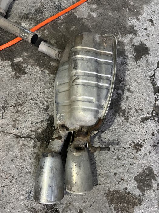 Полный выхлоп мерседес 211