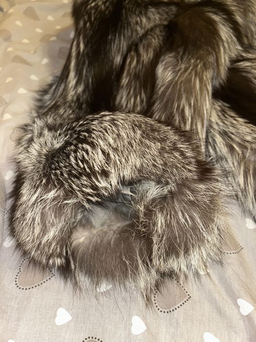 Blana naturala din vulpe argintie