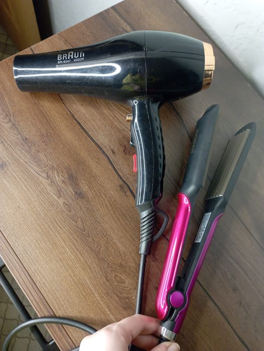 Набор: фен и утюжок-гафре