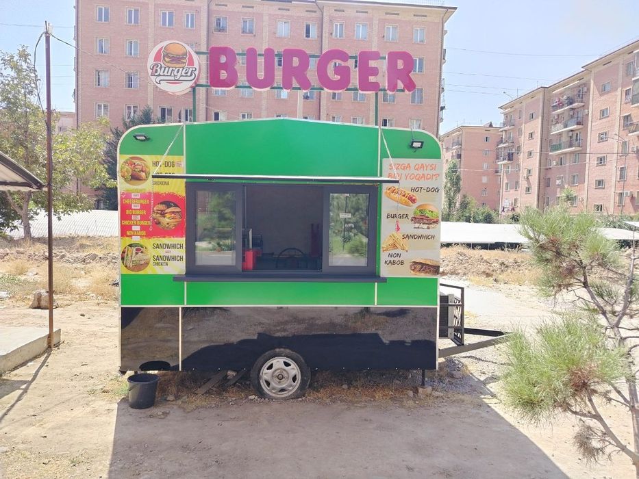 Продаётся Фудтрак с оборудованием внутри. Фудтрак сотилади ич. жихозла